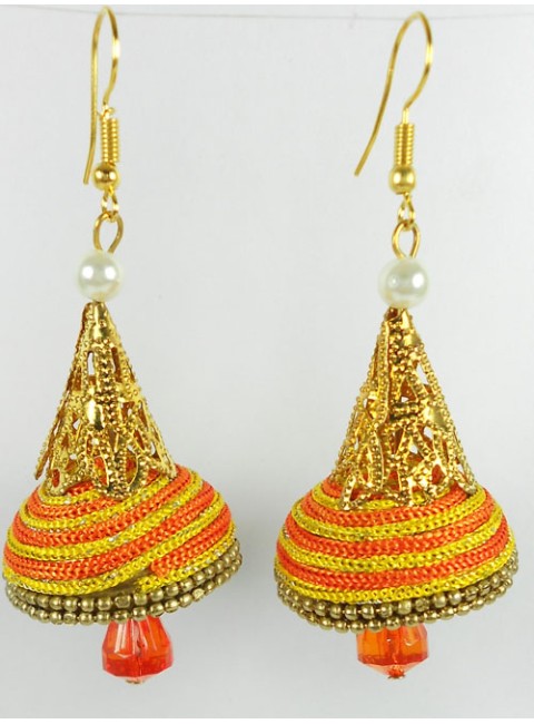 Silk Thread Earrings